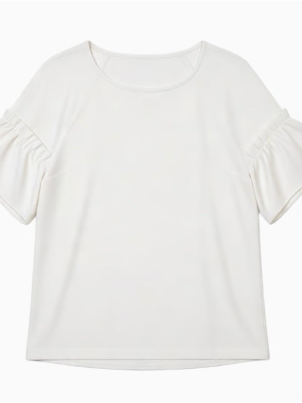 banana republic ruffle-sleeve blouse